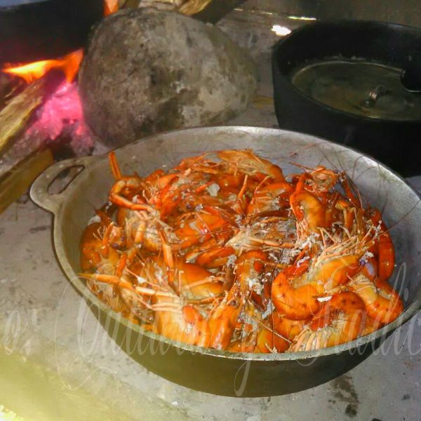 Mariscos de agua dulce.