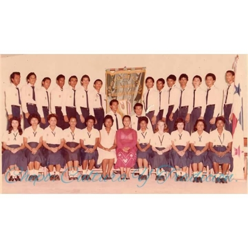 Primera promoción de Vl año: Graduación en el Venancio Fenosa Pascual 1983.