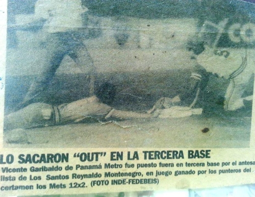 Vicente Garibaldo uno de los mejores roba bases