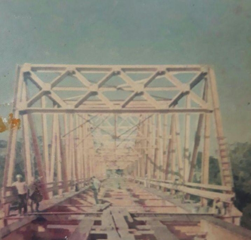 Cuando el puente Bayano estaba en Construcción.