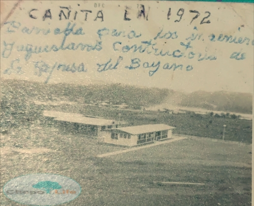 Una vieja foto donde quedaba ubicada la barriada de los yugos en Cañita.